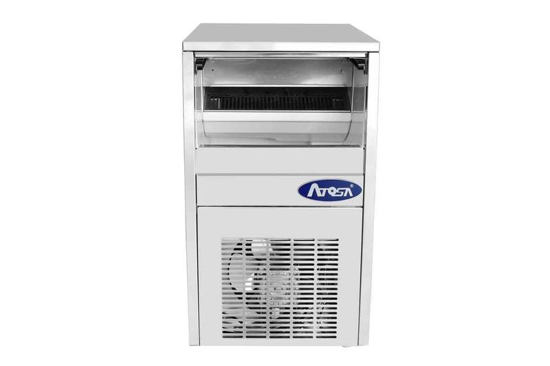 Machine à glaçons 20kg/h - ATOSA-E-20 en acier inoxydable avec refroidissement par air_1