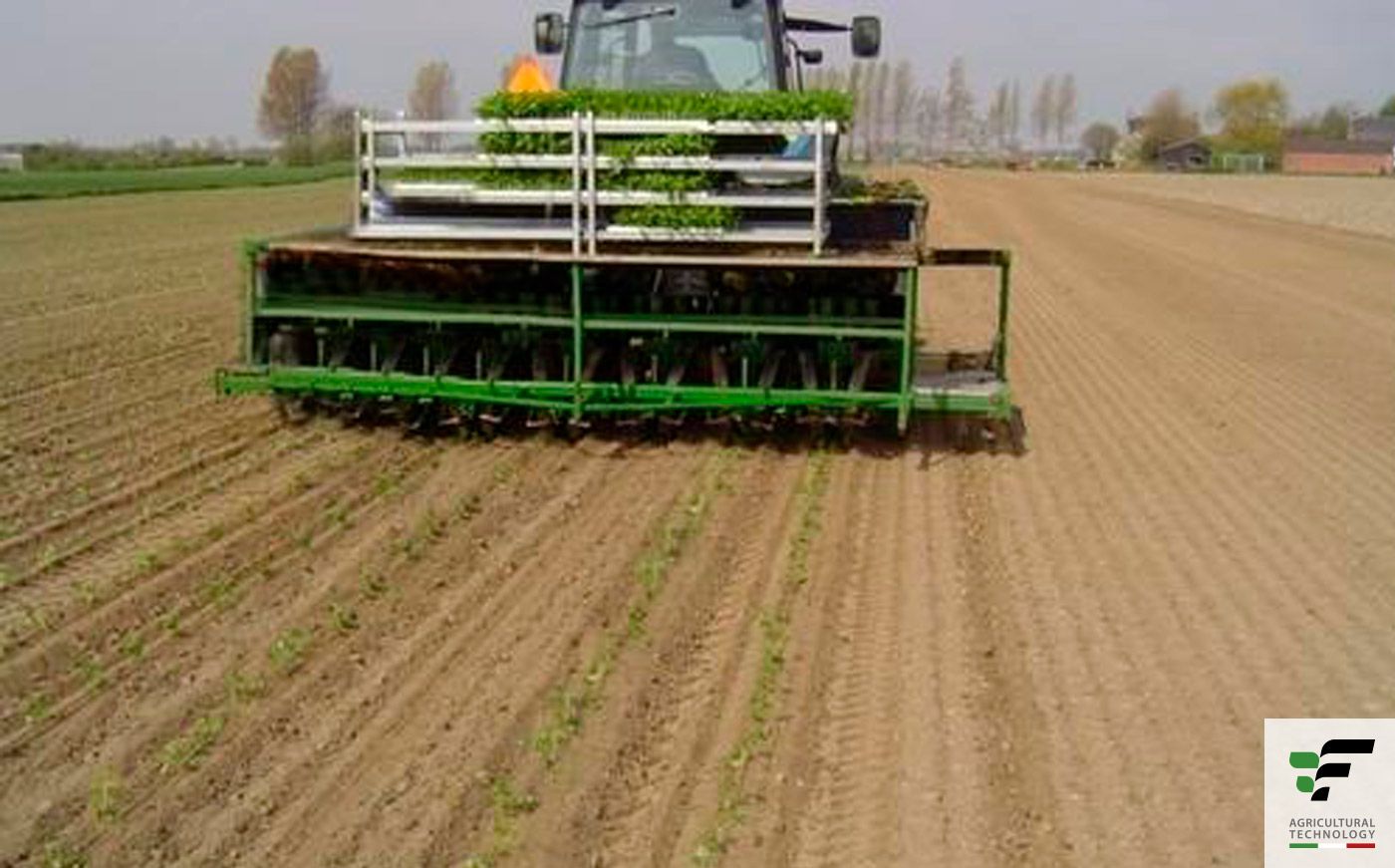 Midi-Duplex - Planteuse semi-automatique Fedelemario - Distance réglable 40 à 70 cm - Distributeur rotatif 24 godets_1