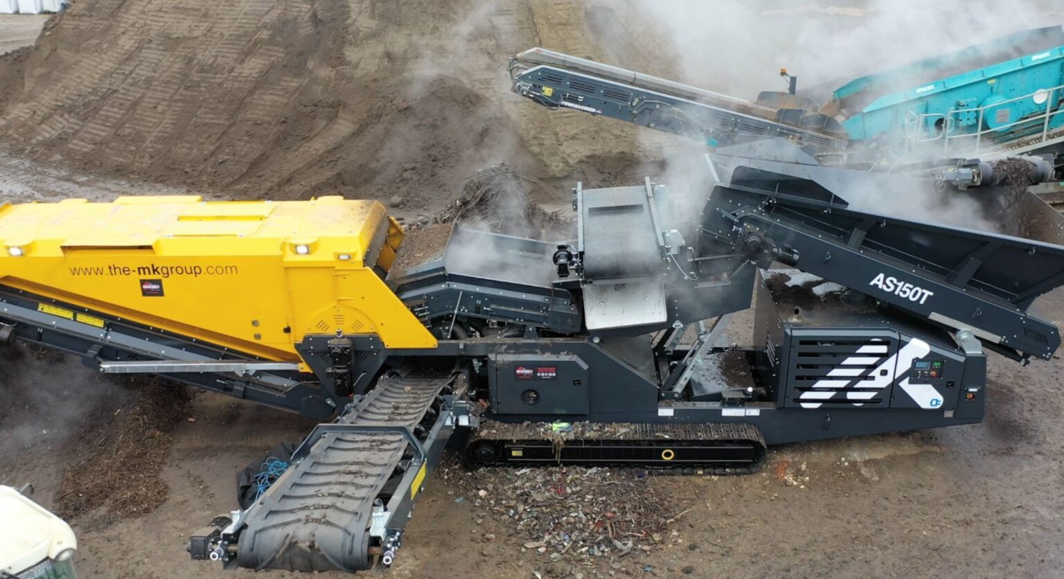 Séparateur de densité d'air à tambour unique hybride - mk as150t - traitement de nombreux matériaux et matières organiques_1
