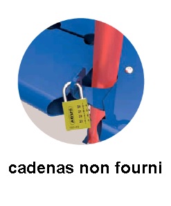 Support mural pour trottinettes 6 places - acier galvanisé - 8204740_1