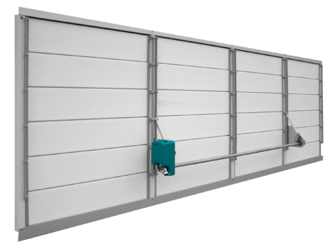 Trappe d'entrée d'air  pour une ventilation efficace des bâtiments d'élevage - réf : lumiair  -  ORELA_1