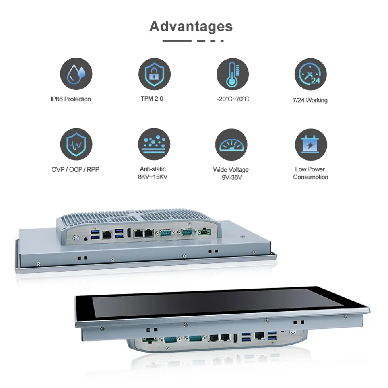 Panel PC industriel fanless 18.5