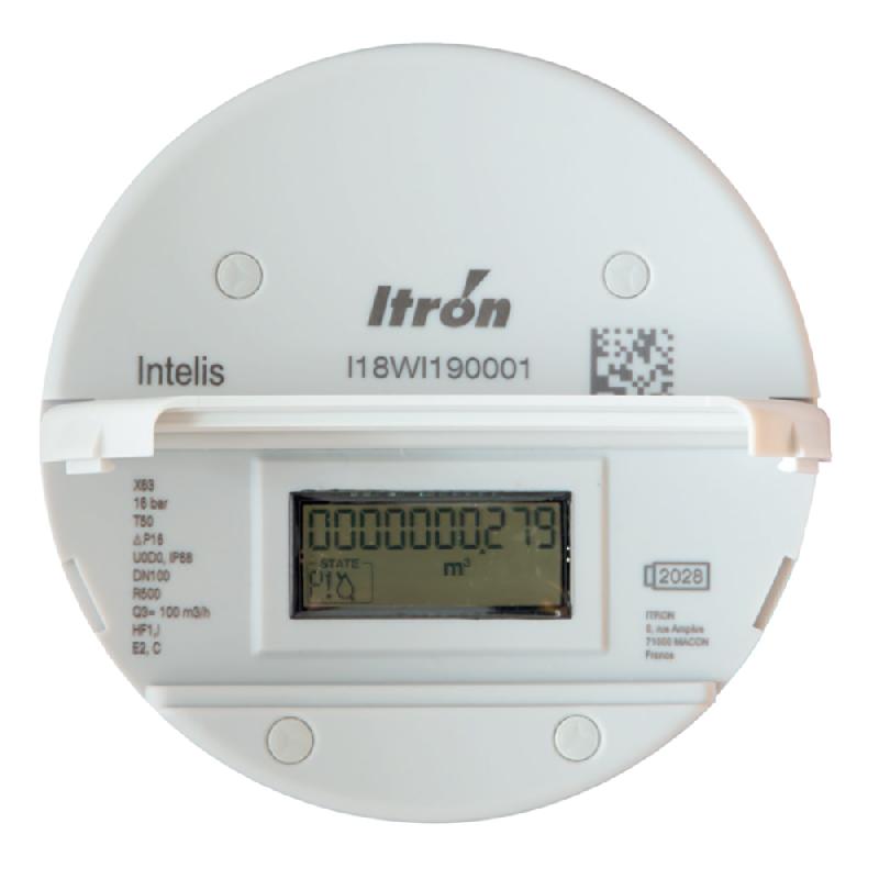INTELIS | Compteurs d'eau Itron série Intelis C&I à ultrasons calibres DN50 à DN200 brides avec sortie impulsions_1