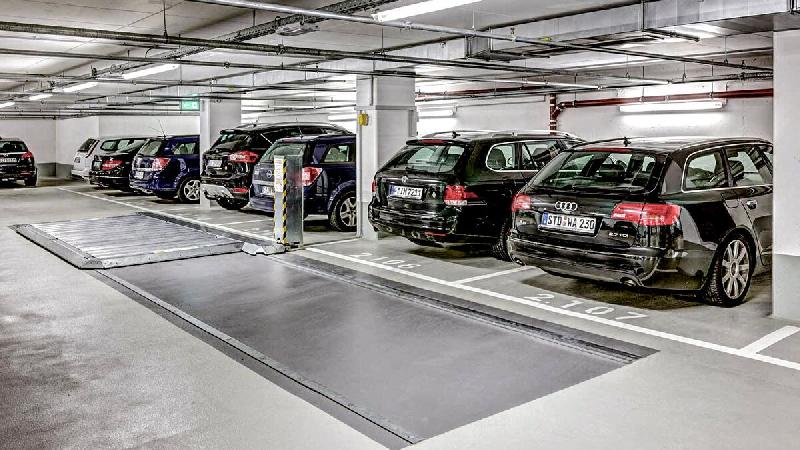 Parking mécanique à plates-formes coulissantes 503 - Jusqu'à 30% de places de parking supplémentaires - Déplacement silencieux sur rails_1