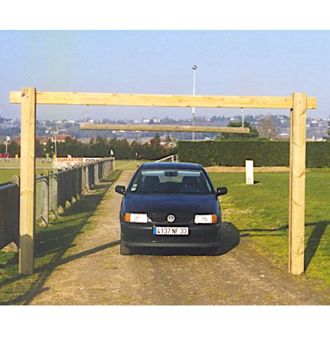 Portique de gabarit véhicule en bois lamellé collé_1