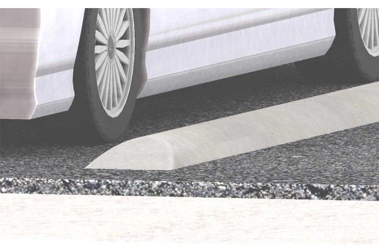 Séparateurs de voie - Prefac - élément monobloc préfabriqué en démoulage différé, pose engravée dans la chaussée_1