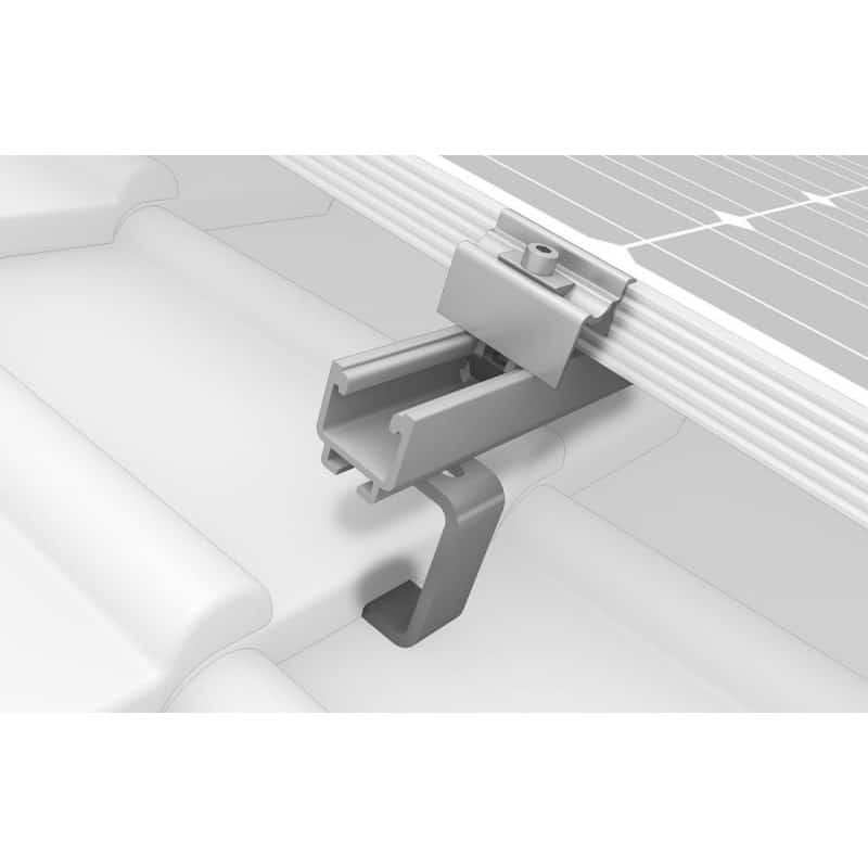 Étrier intermédiaire universel 30-42mm K2 SYSTEMS - Aluminium EN AW 6063 T66 - Garantie 12 ans_1