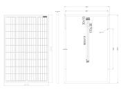 Kit solaire 110W 12V pour van, camping-car, bateau - Panneau monocristallin Eco Green rendement 16,1% - Régulateur 10A PWM USB_1