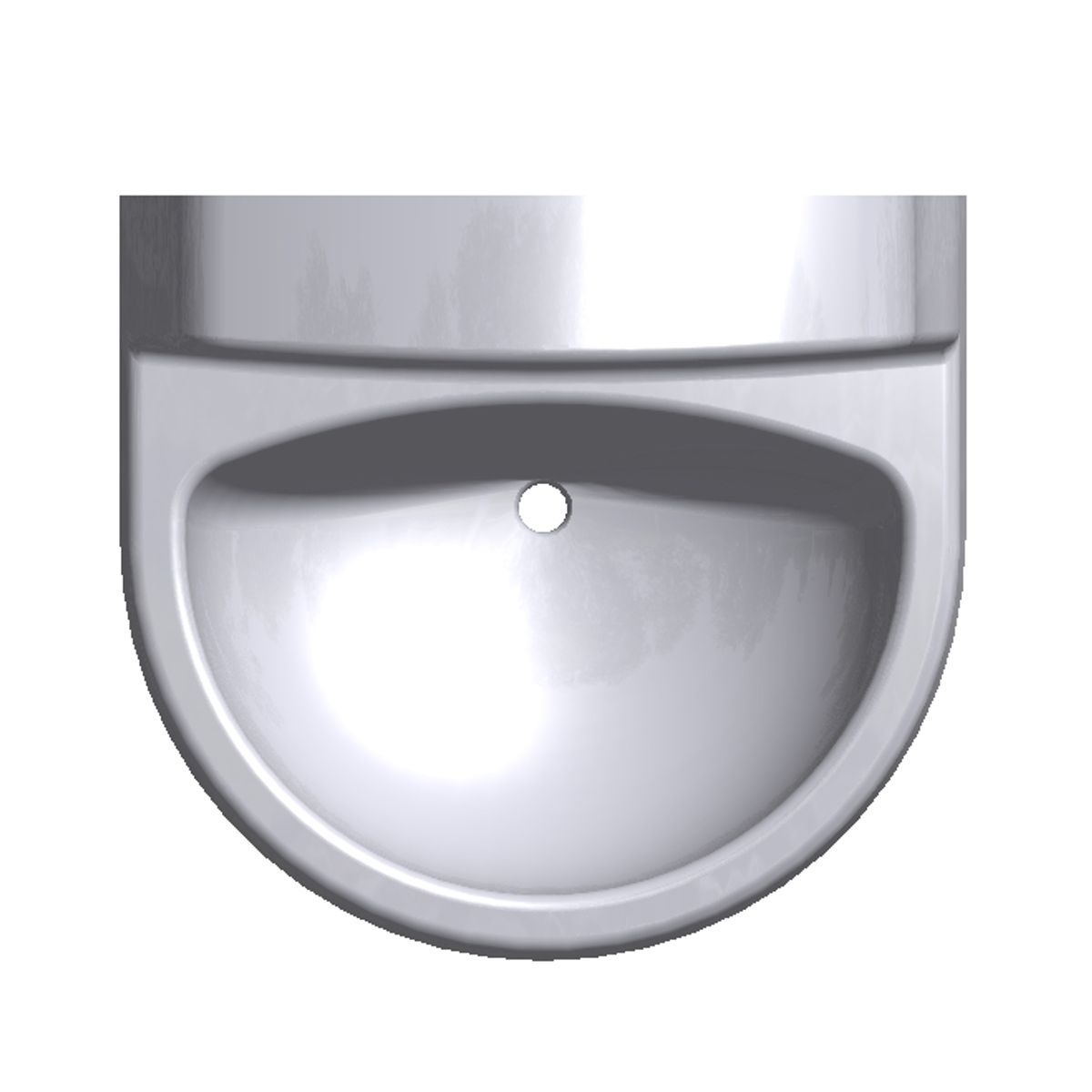 Lave-mains monobloc de face Atout Composites - 570 x 515 mm - Gel Coat antibactérien_1