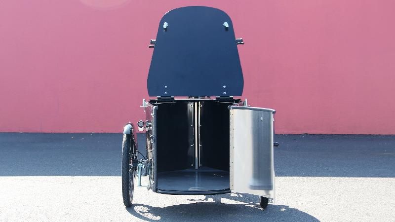 Triporteur électrique Nihola Cargo Open avec moteur pédalier Shimano E-Bike Systems_1