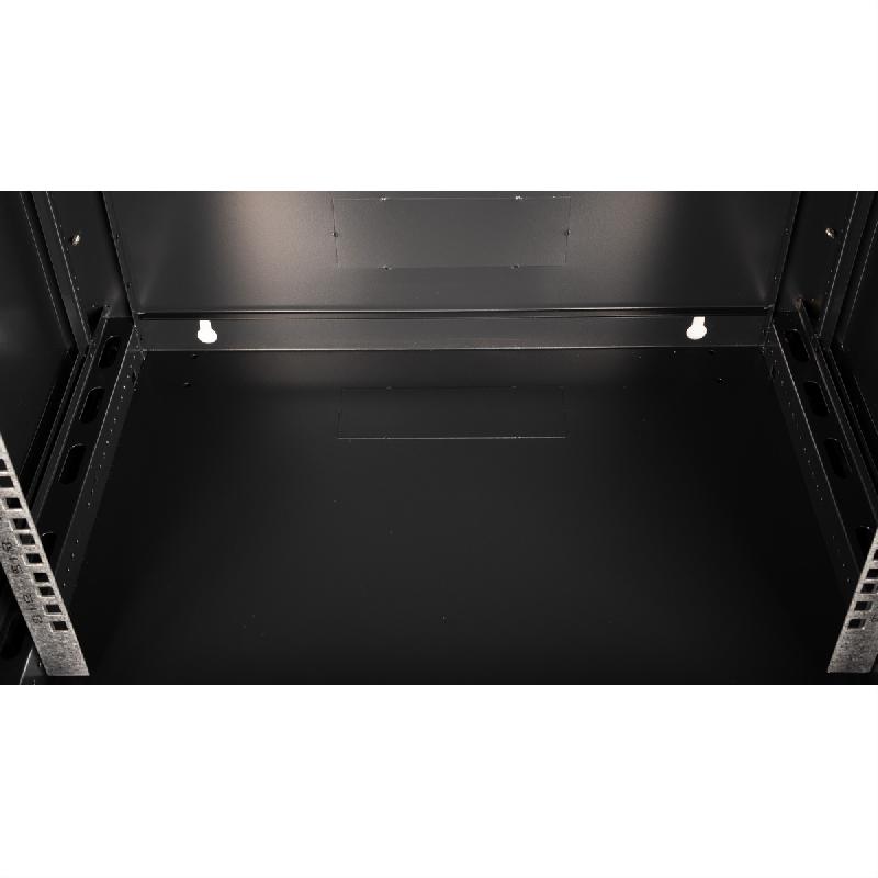 VALUE Boîtier mural 19 pouces 9U, 600 x 450 mm, noir, kit à assembler_1