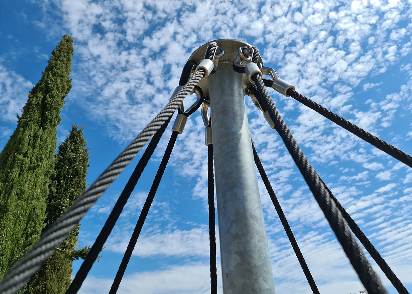 Filet tridimensionnel Metric 2,5 JPVRM25 - Structure en métal et corde anti-vandalisme_1