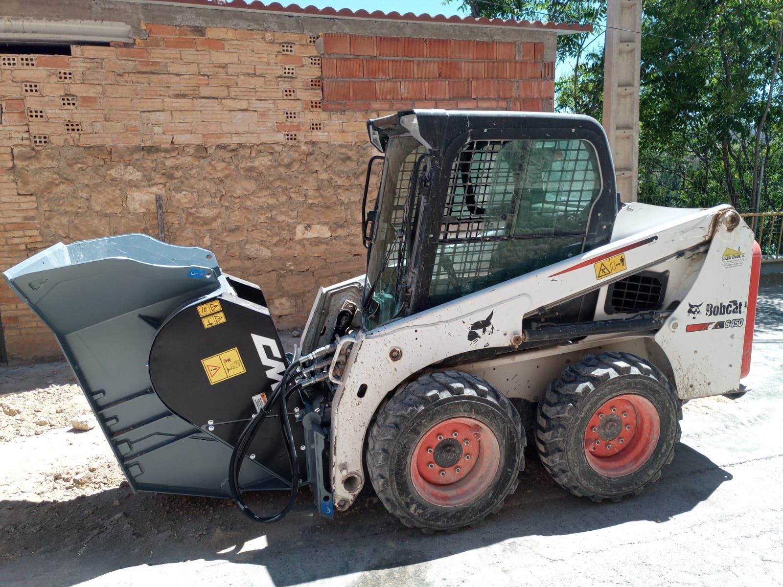 Godet concasseur CBF-L 80 ? Pour minipelle, chargeuse compacte et tractopelle de 3 à 10 tonnes_1