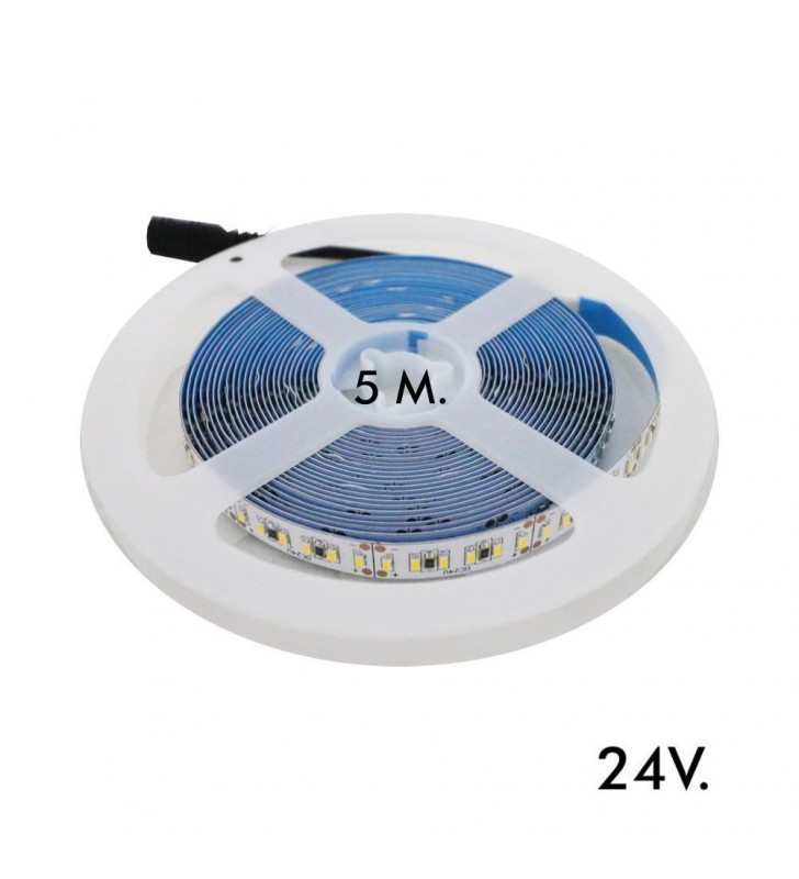 Ruban LED 24V - 10W/m - 5m - IP20 intérieur - Référence rub24v120eco4k - économique et flexible_1