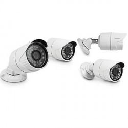 Vidéosurveillance IP - 4 caméras AHD avec écran intégré 19'' et disque dur 1 To - Allo Alarme_1