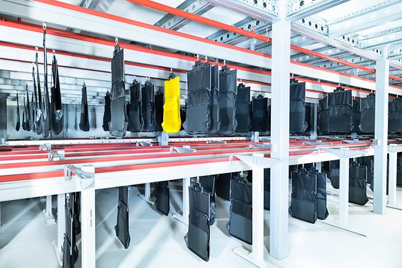 Convoyeur aérien intelligent pour e-commerce et distribution omnicanale - Pocket Sorter SSI Carrier_1