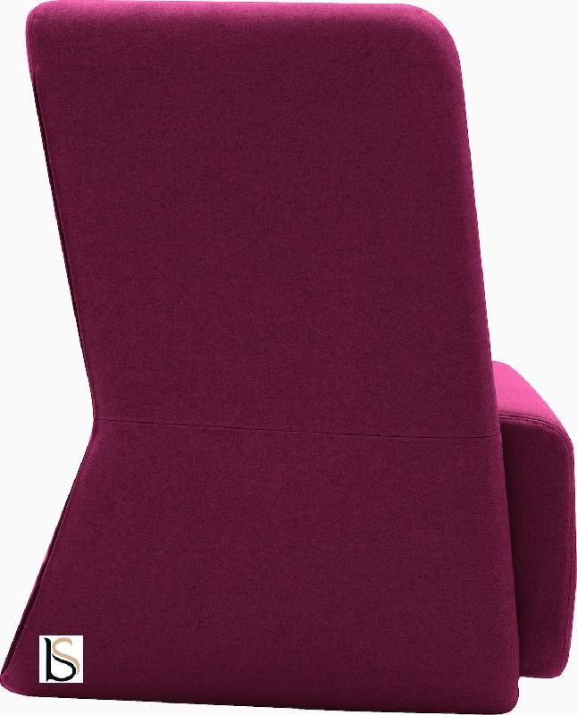 Fauteuil Softline Basket- 1 place - Feld rose 629, Standard_1