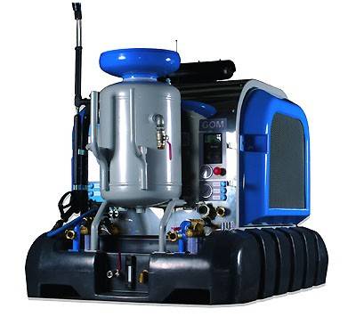 Machine hydrogommage électrique pour le nettoyage des graffiti -  SKID GOM 50 HP_1