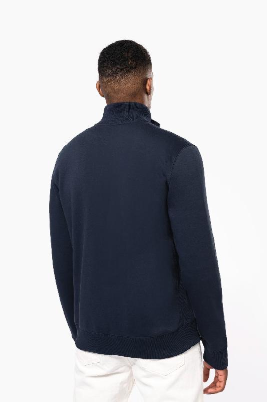 Veste molleton zippée homme - Réf: K456 - Kariban - 80% coton peigné / 20% polyester - Oxford Grey_1