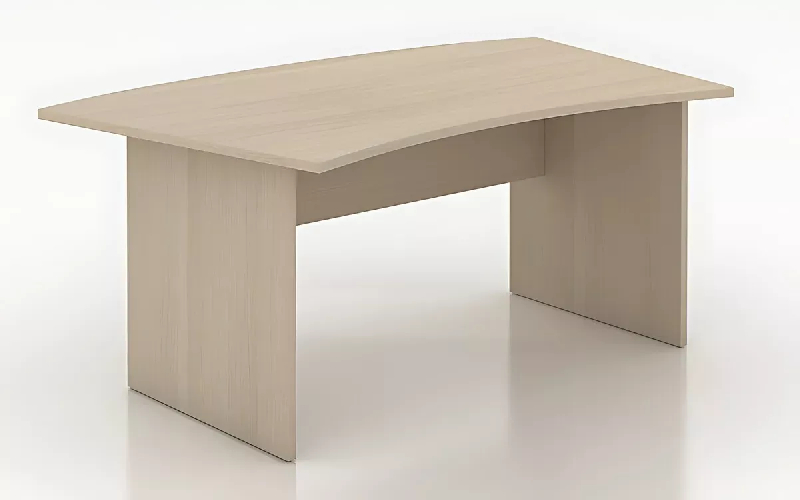 Bureau individuel forme arrondie pied panneau So Jumilla_1