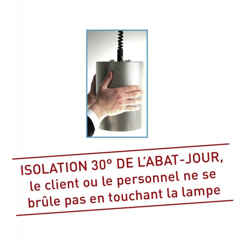 Lampe chauffante suspendue Infra-rouge Le tube 64°C 1800mm Sofraca_1