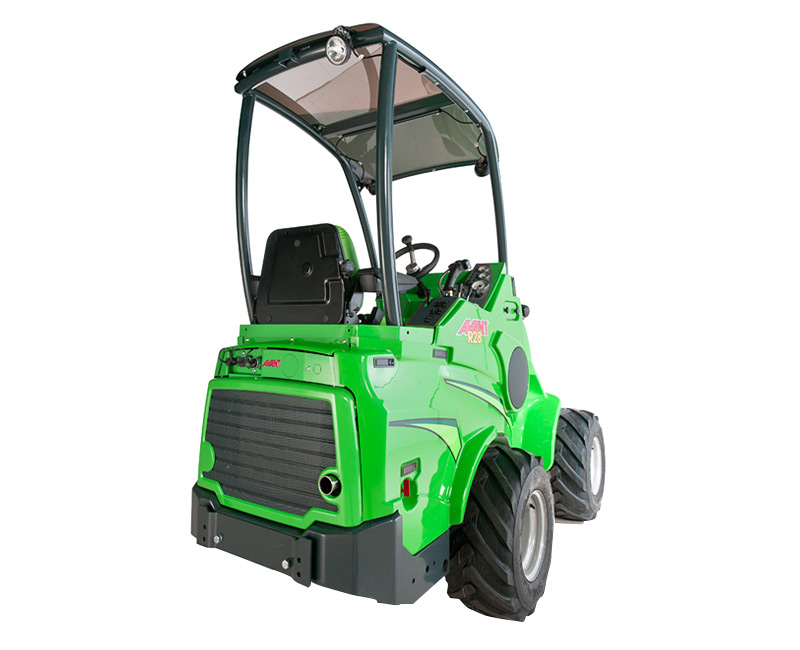 Mini-chargeuse articulée Avant Tecno Série R - 1.4t, siège conducteur arrière, bras télescopique_1