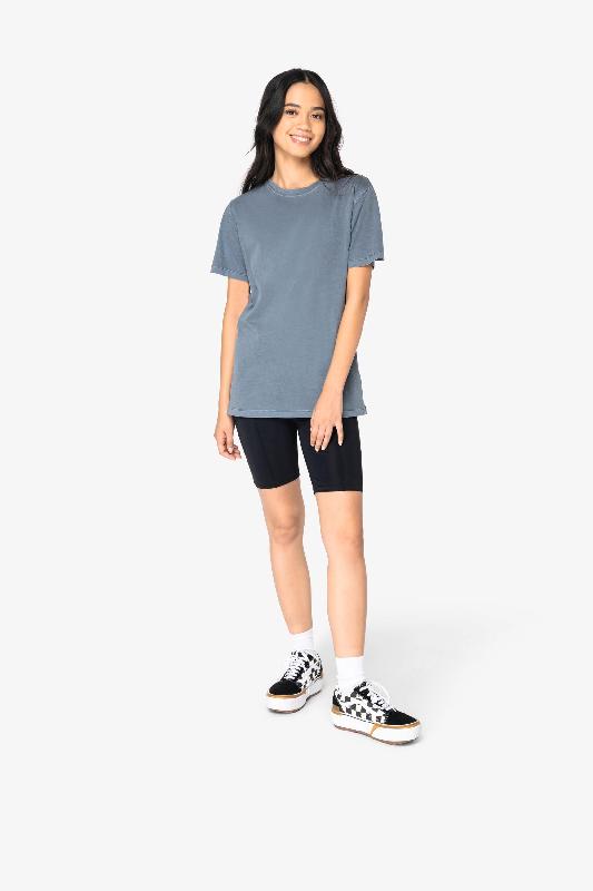 T-shirt écoresponsable délavé pour femme - 100% coton biologique - Réf: NS317_1