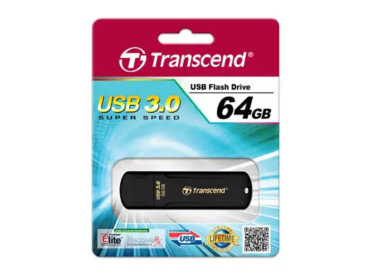 Transcend JetFlash elite 700 64GB USB 3.0 lecteur USB flash 64 Go USB Type-A 3.2 Gen 1 (3.1 Gen 1) N_1