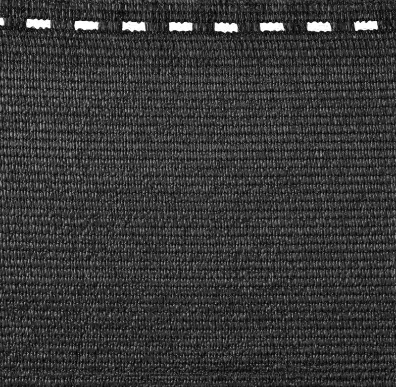 Brise-vue tissé 95% occultant - noir - 1,2 x 10 m - Totaltex_1
