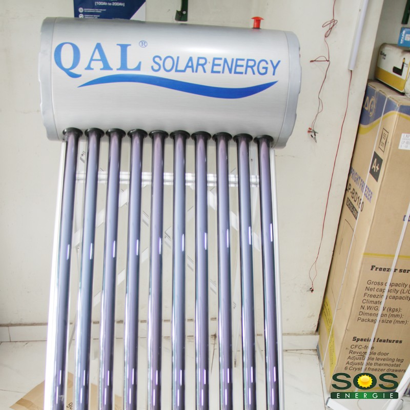 Kit chauffe-eau solaire 100 L, en inox ou aluminium avec réservoir de stockage_1