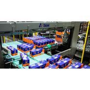 Palaccess - palettiseur automatique à couches - Sidel - tapis à bande modulaire_1