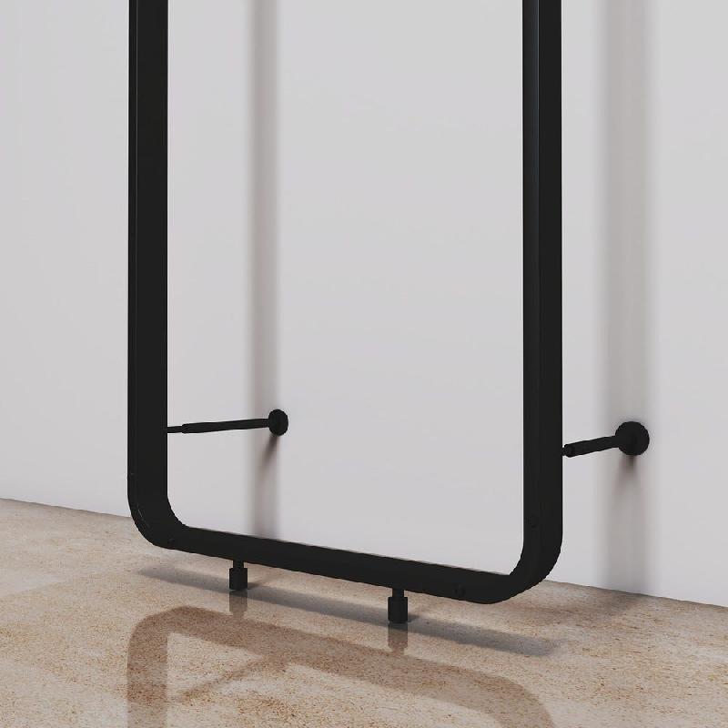 Cadre tube 60x20mm angle rond Pas 36 mm L650xH3000mm - noir_1