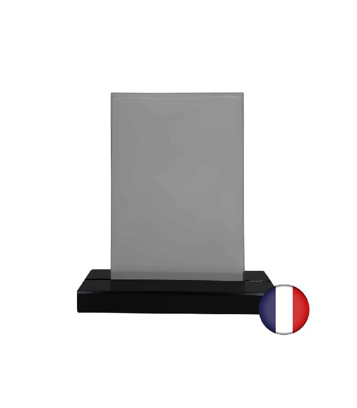 Porte menu de table en bois - Dimensions 21 x 6,5 x 2,4 cm avec plexi A5 - Lot de 2 - Référence : PFN57N-PLEXIA5_1