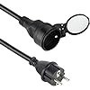 Rallonge prolongateur professionnel noir 3g1,5 terre 5m_1