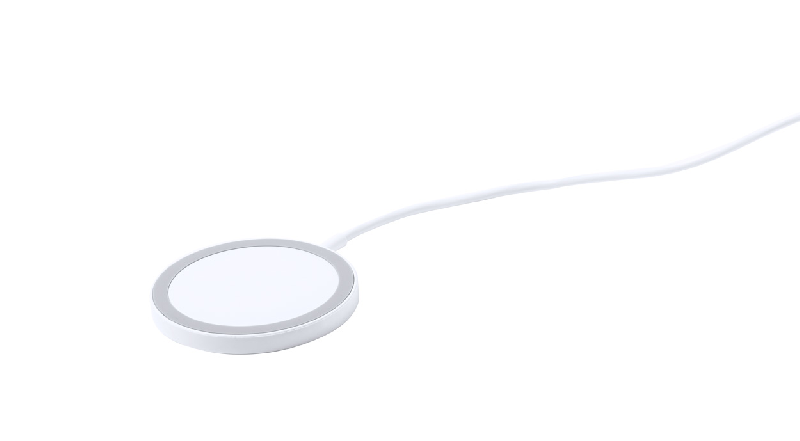 Power bank magnétique sans fil 15W - Boîtier ABS - Livré avec câble USB - Couleur blanche_1