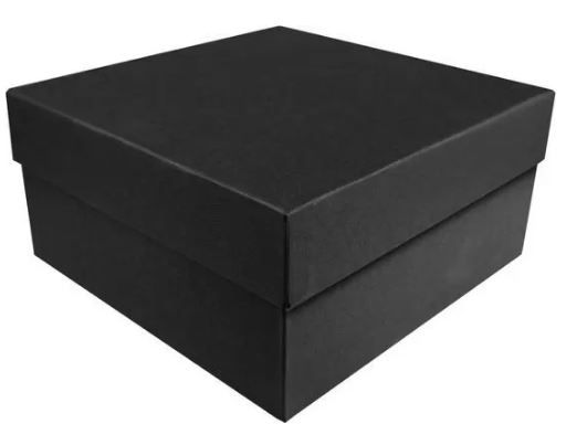 Boîte-cadeau rigide or noir - impression Pantone pour cadeau d'anniversaire - HEIDEL_1