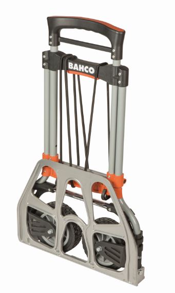 Chariot de transport repliable - Plateau aluminium 497x520x1077 mm - Capacité 120 kg - 1430FT120_1