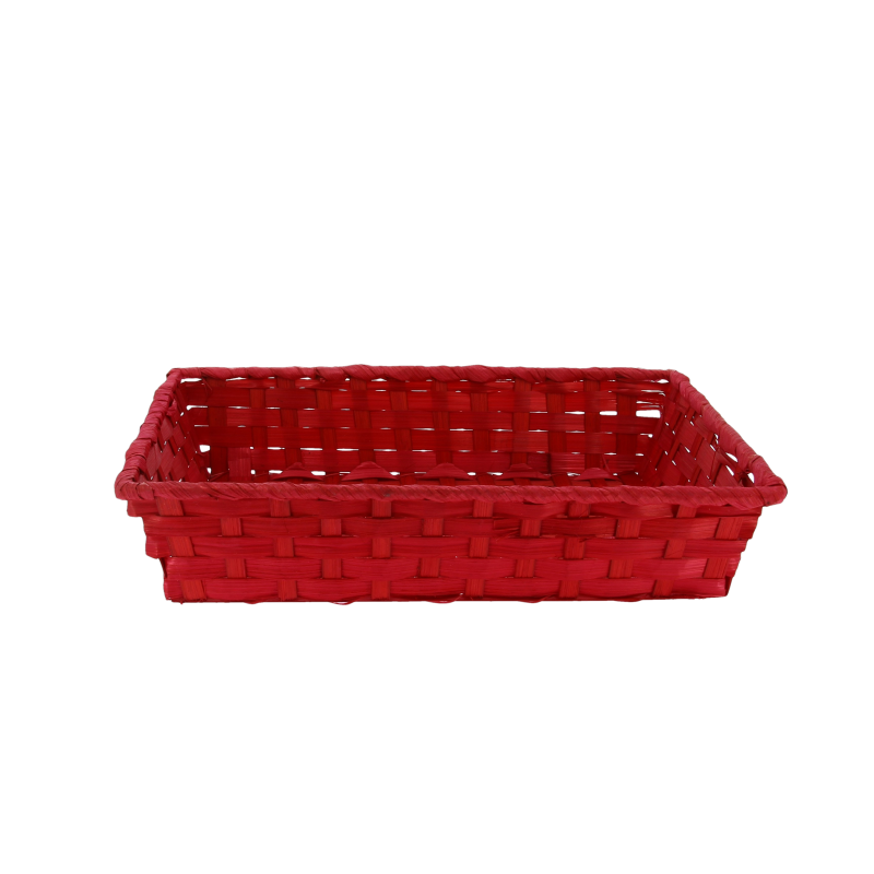 Corbeille bambou rouge Vieto 33x23 -_1