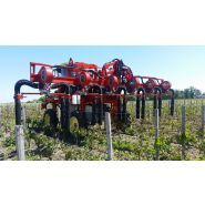 Vv1400vb - Tracteur enjambeur Vermande à 4 roues motrices permanentes - moteur KOHLER 136 Ch avec cuve inox amovible_2