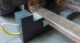 Cale à étage design Stepbloc - idéale pour caler les fourches des chariots élévateurs et machines - capacité jusqu'à 25T_1