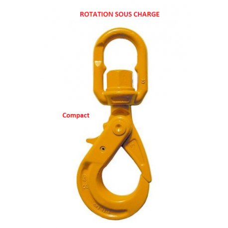 Crochets émerillon COMPACT à verrouillage automatique EXCEL Rotation sous charge Référence 5158GKE-B_1