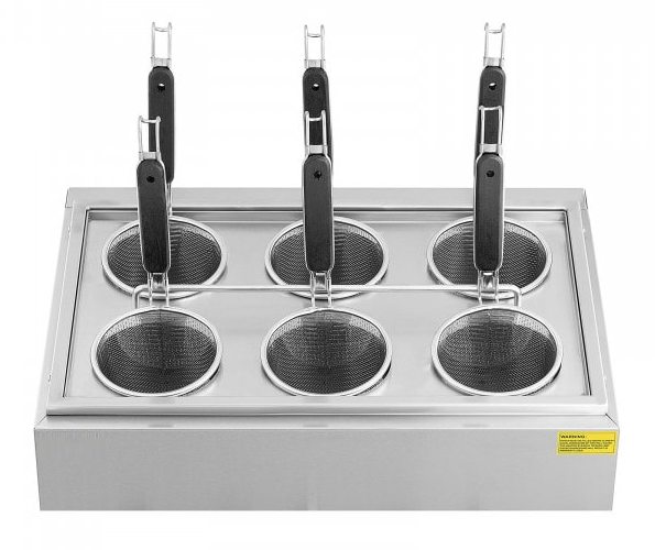 Cuiseur à pâtes avec 6 paniers + 3 robinets de vidange_1