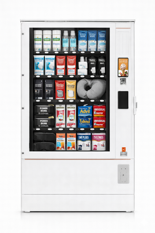 Distributeurs automatiques Smart Travel Essentials - Vente d'articles de voyage essentiels en zones de transit_1