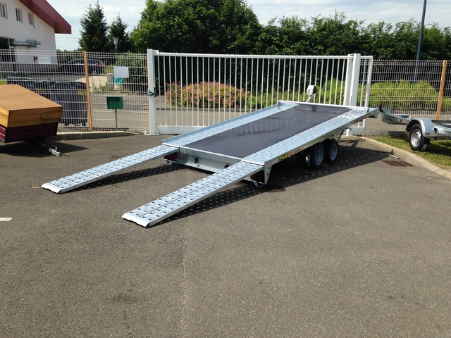 Remorque porte-engin trelgo - 2.5t - 4m - 2 essieux_1