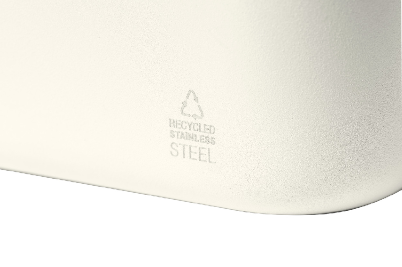 Boîte à lunch en acier inoxydable recyclé - corps coloré - couvercle contrasté - 750 ml_1