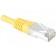 Dexlan cordon RJ45 catégorie 6A S/FTP jaune - 1 m - blindage optimal, débit 10 Gbps, norme ANSI/TIA 568_1