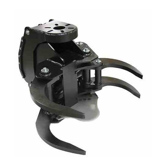 Grappin coupeur forestier - Couteau fixe en Hardox 400 - Compatible mini-pelle, tracteur et grue_1