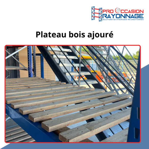 Plateau en bois - Stabilité optimale pour racks de palettes - Plateau bois_1