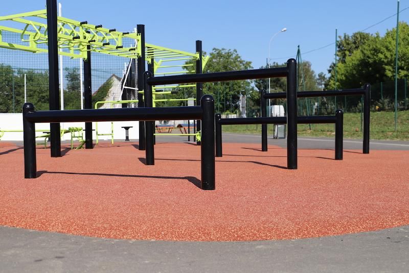 Poutre dessus-dessous x4 - Parcours sportif - Gamme Combattant_1