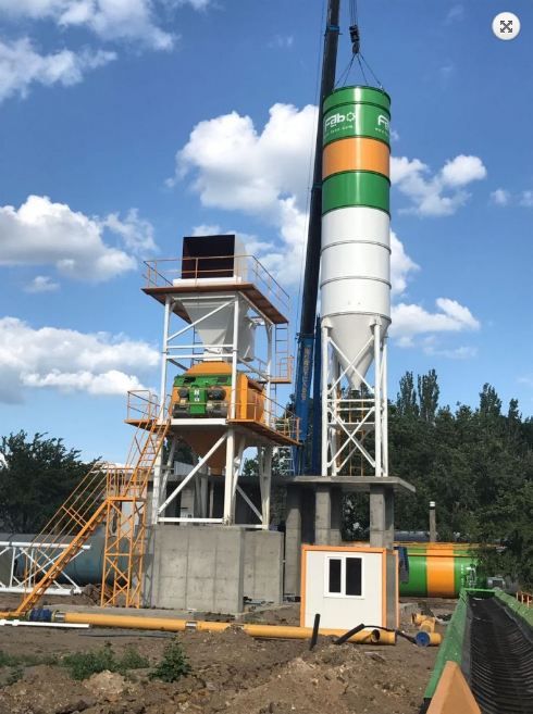 Centrale à béton fixe Powermix-130 - Fabo - 130 m3/h_1